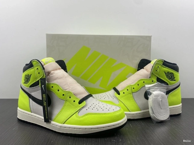 Bmlin shoes Air 1 High OG Jordan Volt 555088-702 0709